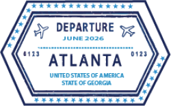 Atlanta boarding pass graphic