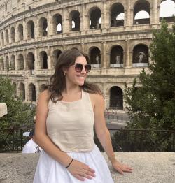 Senior Abygail Deemer's college journey took her from the research lab to Italy 