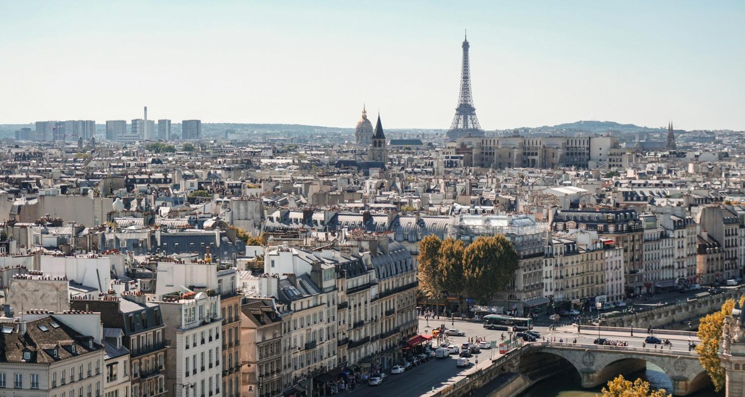 city view of Paris with buildings