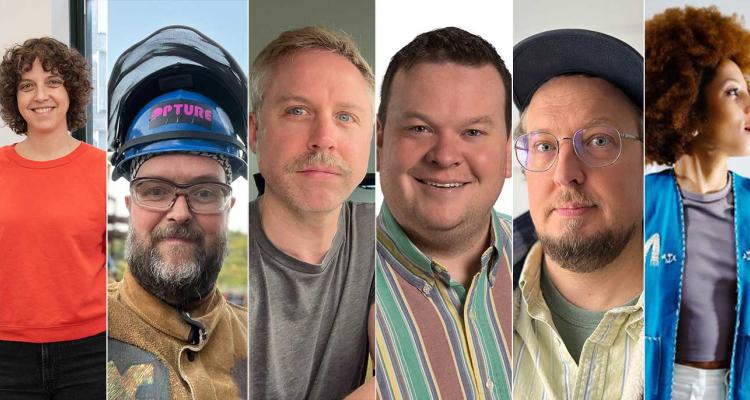Collage of lecture artists