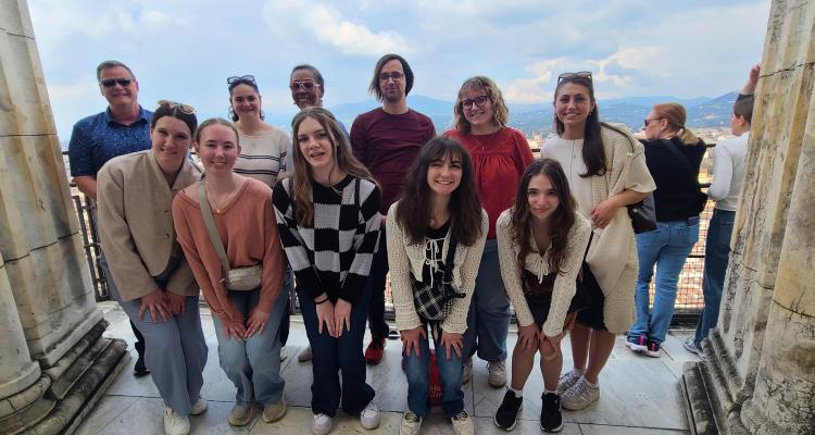 Group photo for Speech Pathology and Audiology Program in Italy and Greece