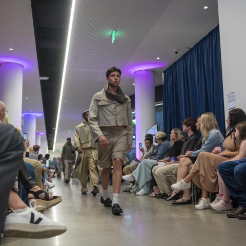 Caroline Hill's Work presented during the Annual fashion show