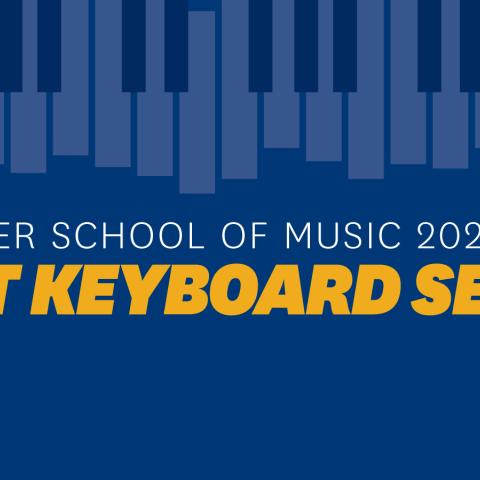 graphic of piano keys with "Kent Keyboard Series" across it