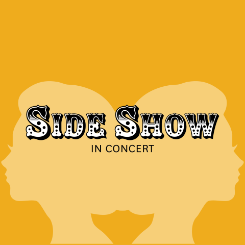 Side SHow in concert logo over a silhouette of two womens faces