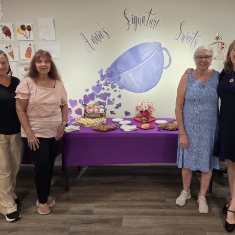 Annie LoParo (far right)