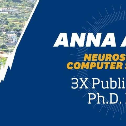 Anna Anello, Neuroscience and Computer Science 2024, 3X published and Ph.D bound