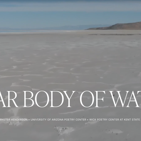 The Wick Poetry Center is collaborating on a new global poem, "Dear Body of Water"
