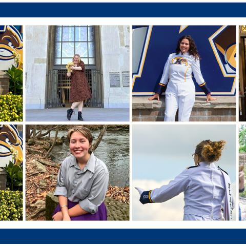  Marching Band 2025 Drum majors Flash Focus banner