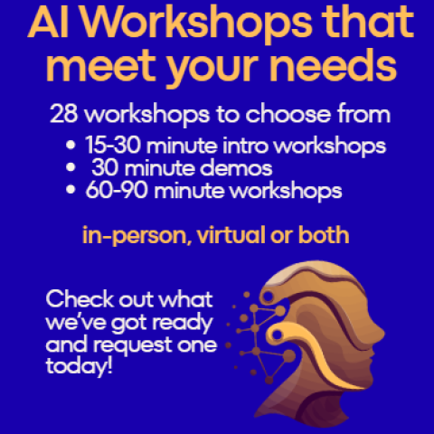 28 different AI workshops