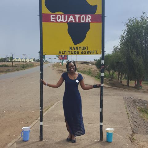 SLIS Student Kymberlee Powe in Kenya