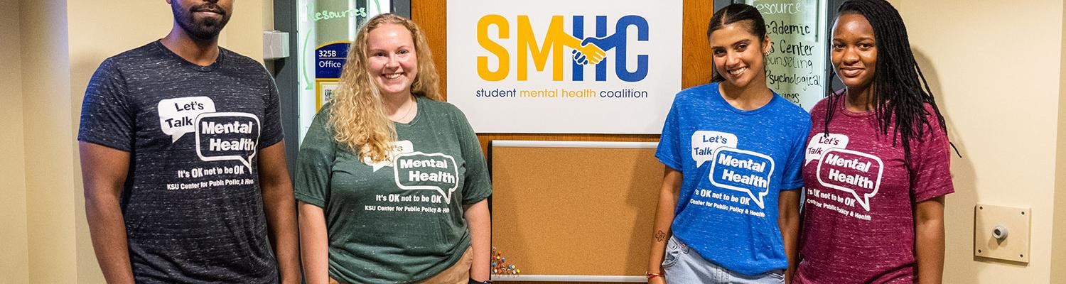 Students in Mental Health T-shirts