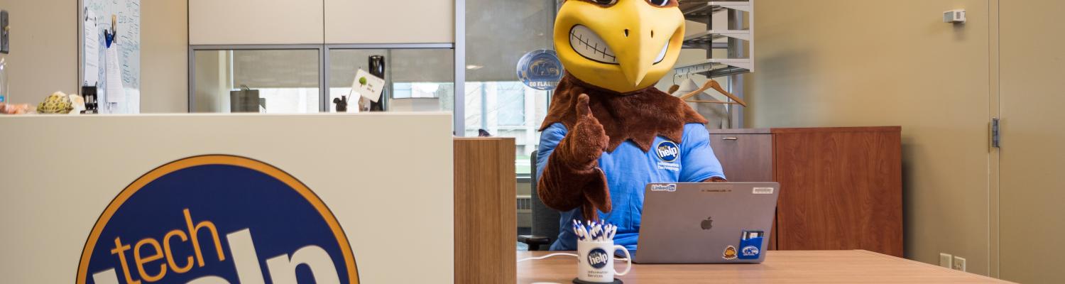 Flash working at the Libary Technology Helpdesk