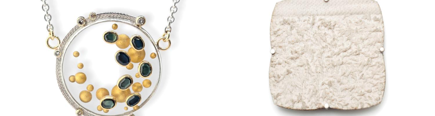 jewelry on white background