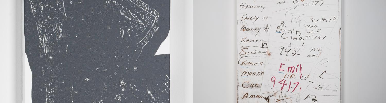 Printmaking art on white background