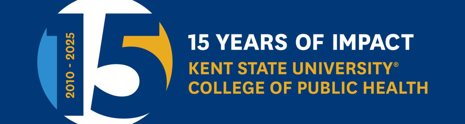 2010-2025: 15 Years of Impact - KSU College of Public Health logo