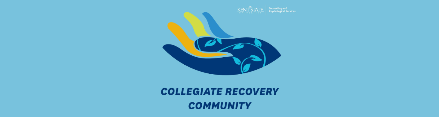 Collegiate Recovery Community logo, Kent State University Counseling and Psychological Serivces