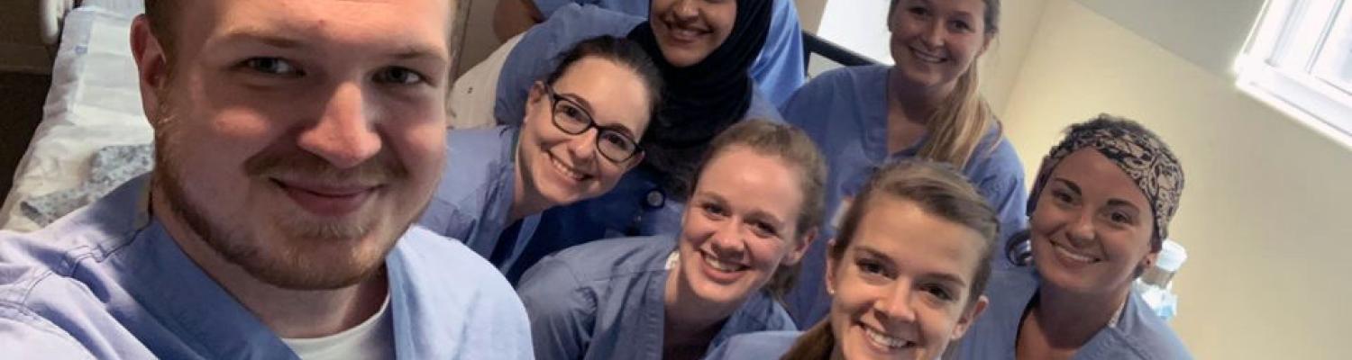 ������Ƶ nursing students at their clinical location
