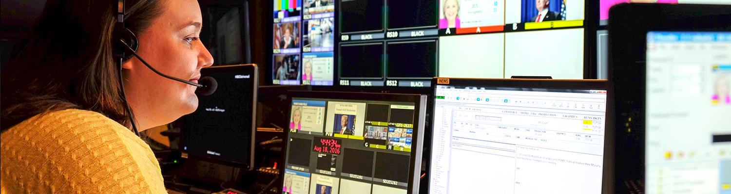 Colleen King in the Control Room