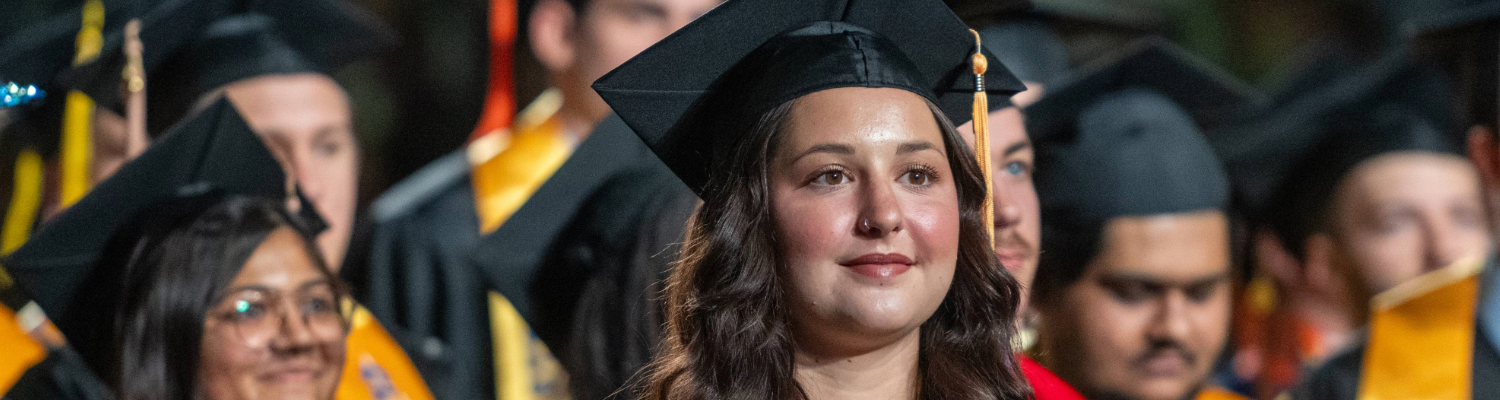 Graduates at Commencement
