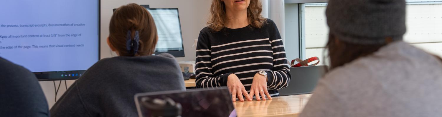 Faculty teaching in the DI Hub
