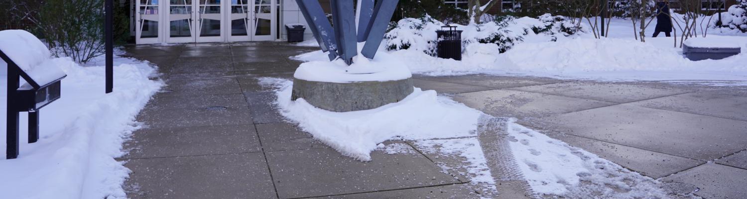 SRWC Main Entrance with Snow