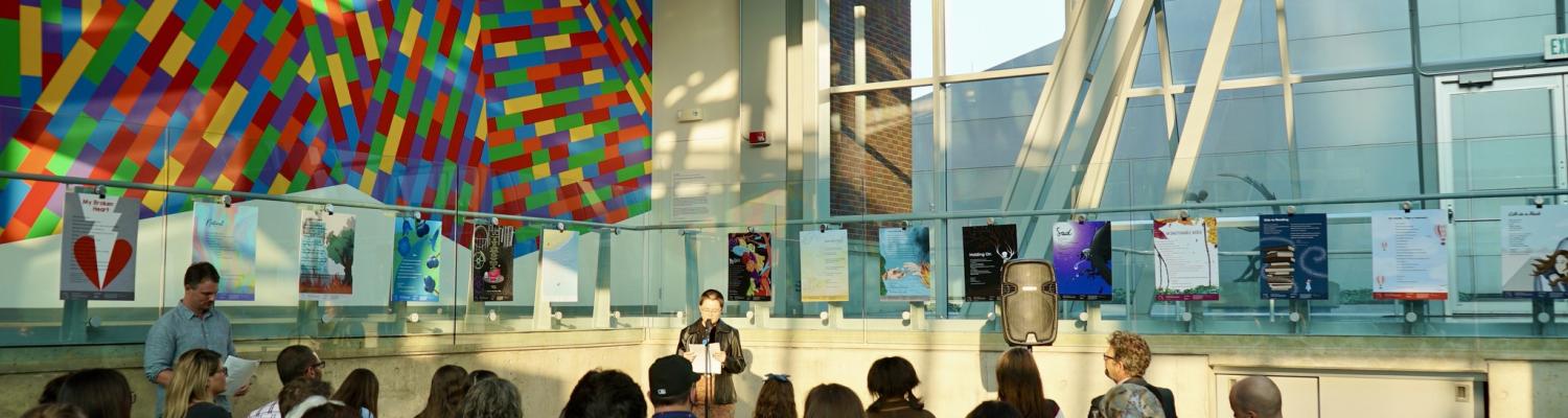 A Wick Poetry Center Mapping Akron reading at the Akron Art Museum