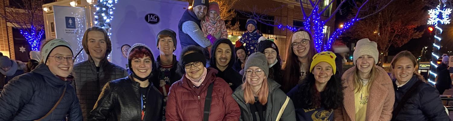 Peer-to-Peer Students Ice Skating