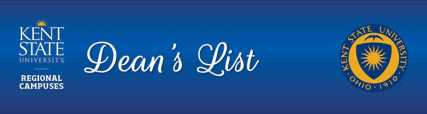 Regional Campuse Dean's List banner