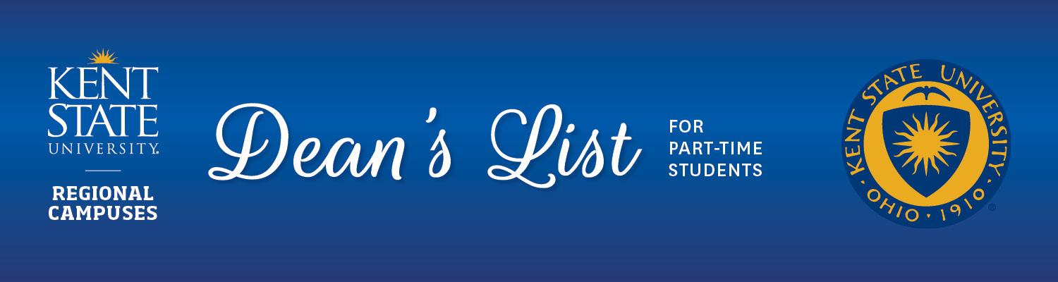 Regional Campuses Part-Time Dean's List