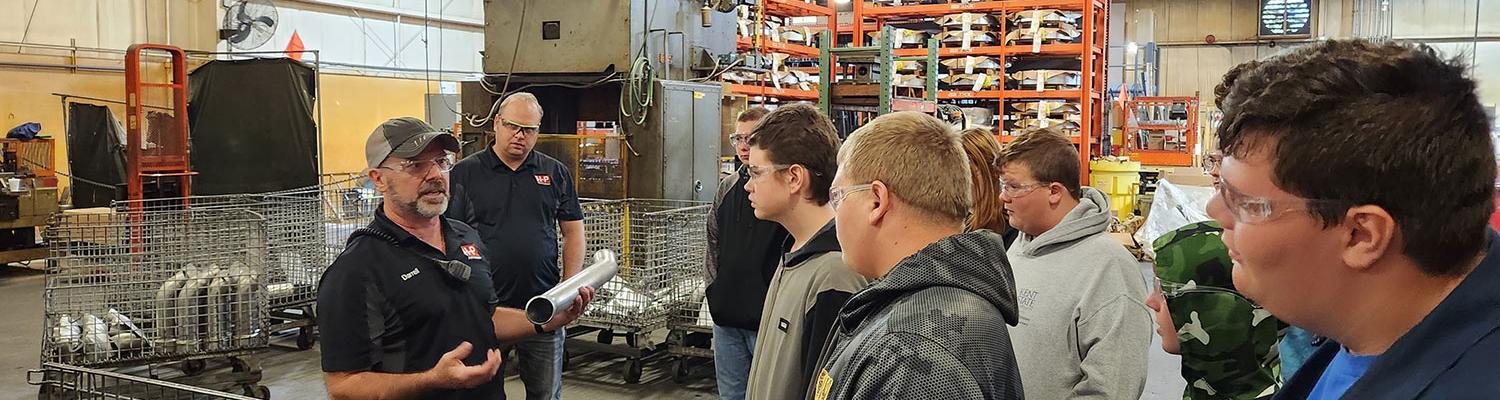 Columbiana County campuses Rising Scholars gaining industrial knowledge and experience. 