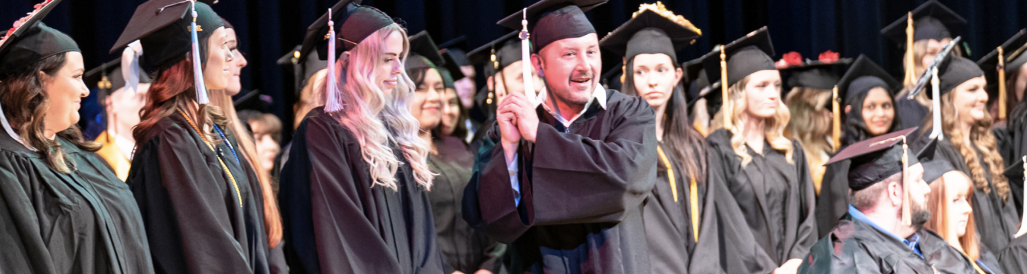 Prison Education student at �Ը������� gradaution. 