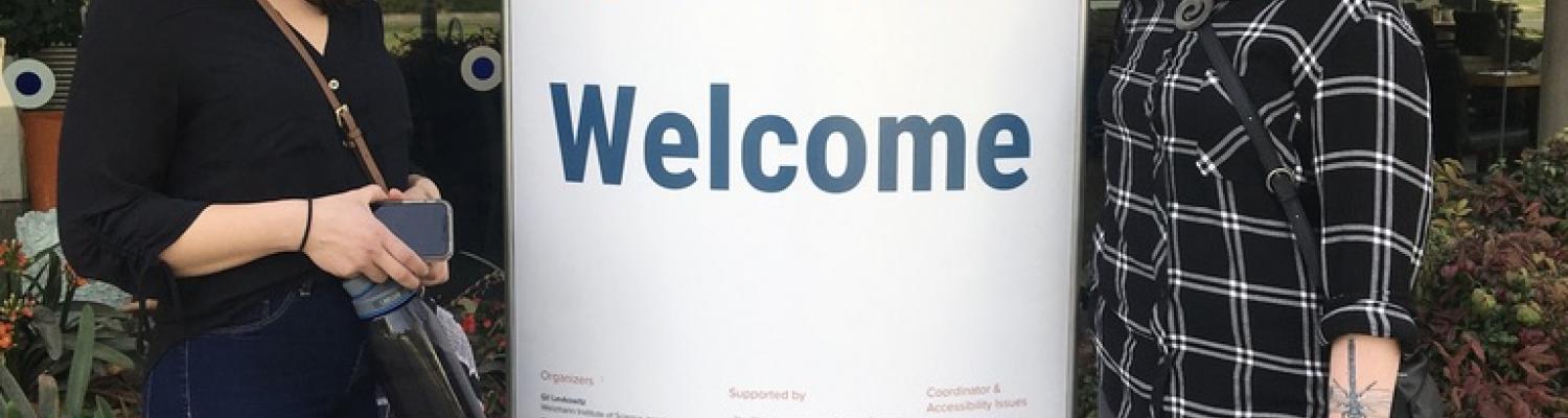 students attending conference