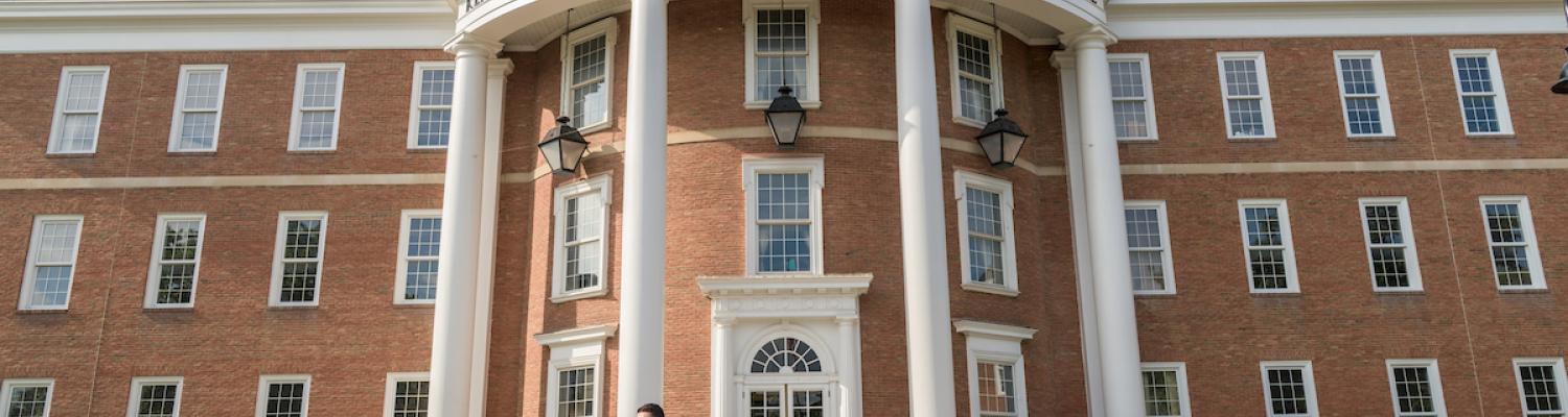 Kent State University students walk from the College of Podiatric Medicine located in Independence, Ohio.