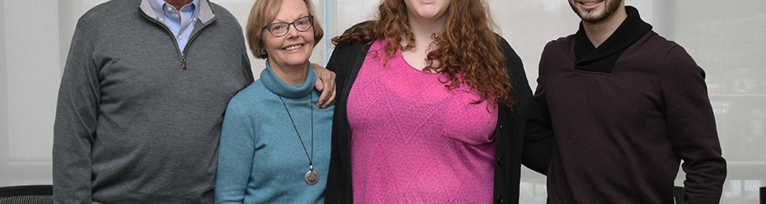 Bill and Trudy Ausfahl, Brooke Clucas and Kyle Anderson