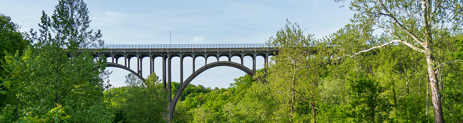 A bridge in Cuyahoga Valley National Park