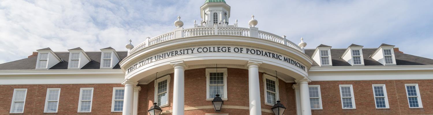 Photo of exterior of Kent State College of Podiatric Medicine