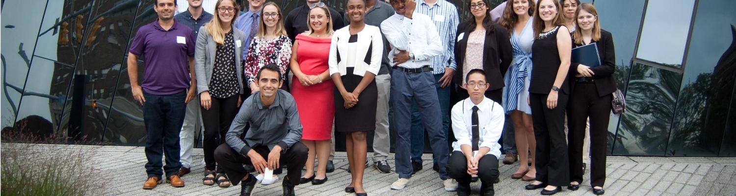 REU participants after a conference in Cleveland.