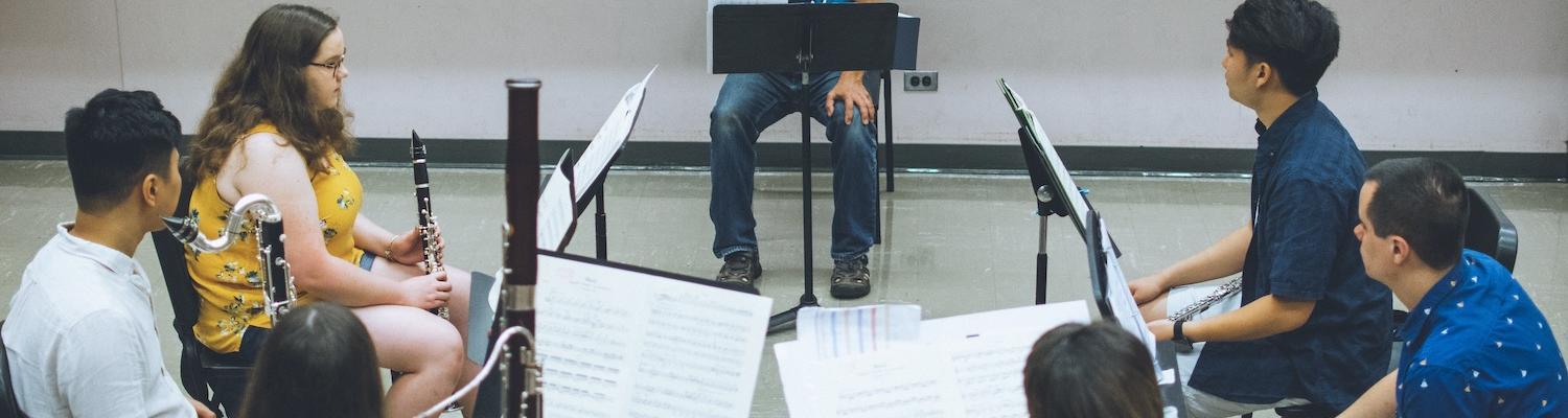 Kent Blossom Music Festival Wind Septet Coaching
