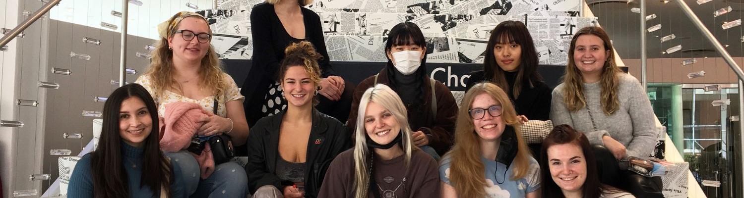 Students in the NYC program pose for a photo.