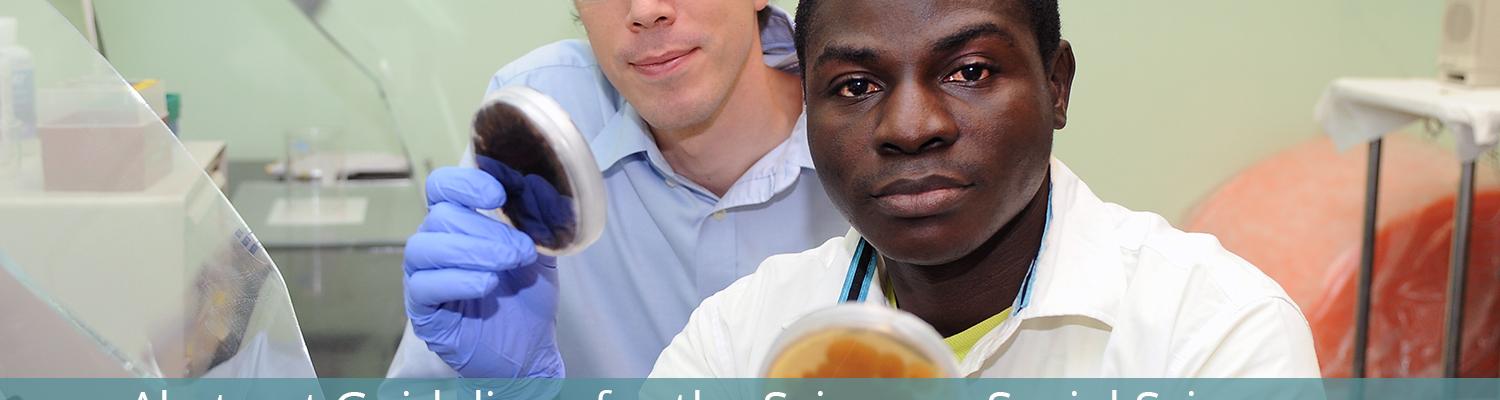 Abstract Guidelines for the Sciences, Social Sciences, Humanities, & Business