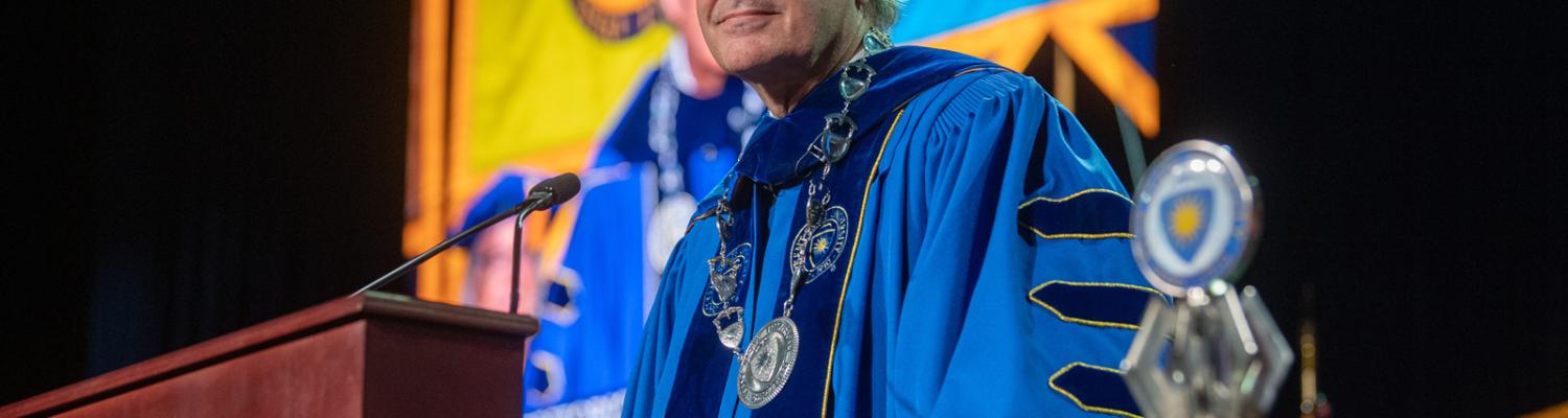 President Diacon Speaks at his Inauguration