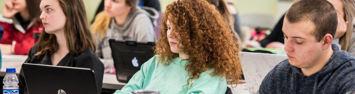 Special Education students attending class