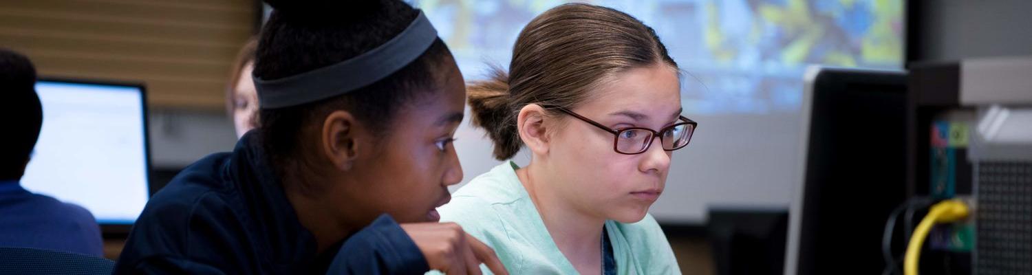 girls at stem camp