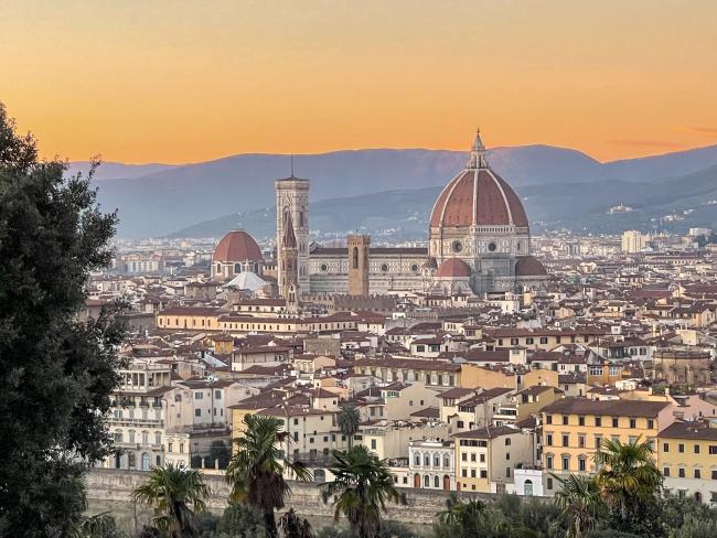 Aerial view of Florence