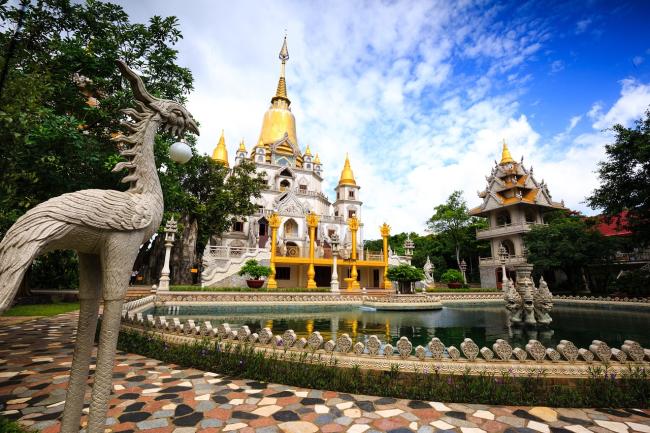 Large traditional structure in Vietnam