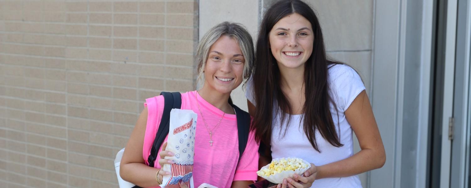 EHS popsicle welcome for students