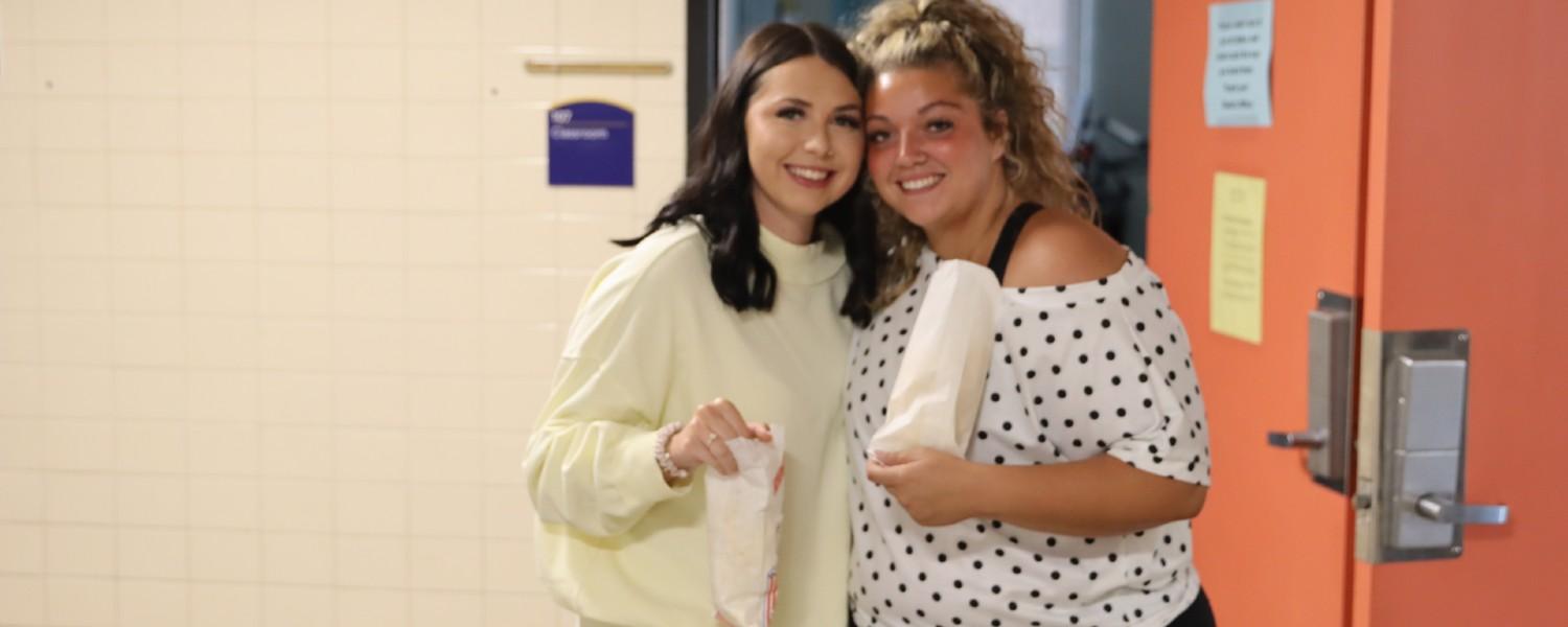 EHS popsicle welcome for students