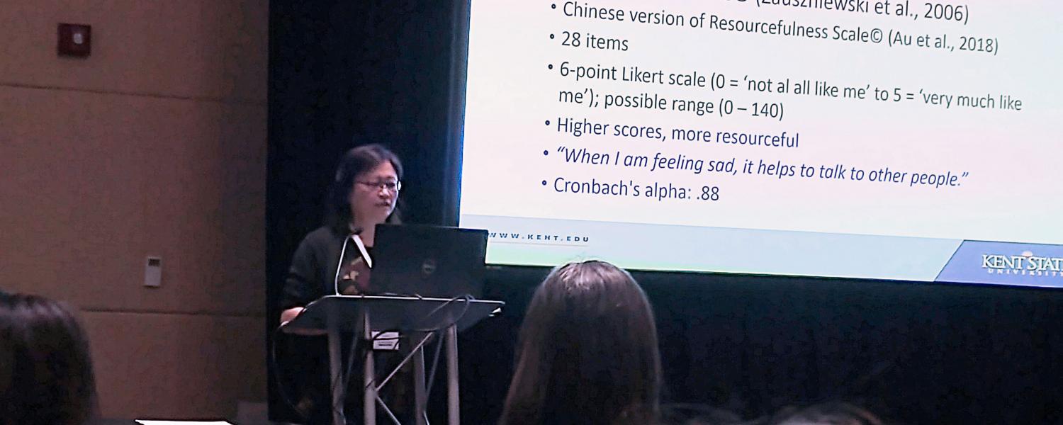 Associate Professor Ya-Fen Wang, Ph.D., RN presenting at MNRS Associate Professor Ya-Fen Wang, Ph.D., RN presenting at MNRS