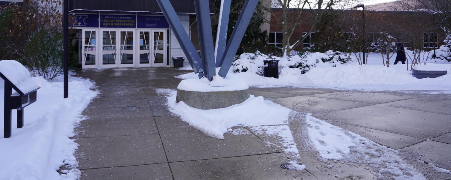 SRWC Main Entrance with Snow