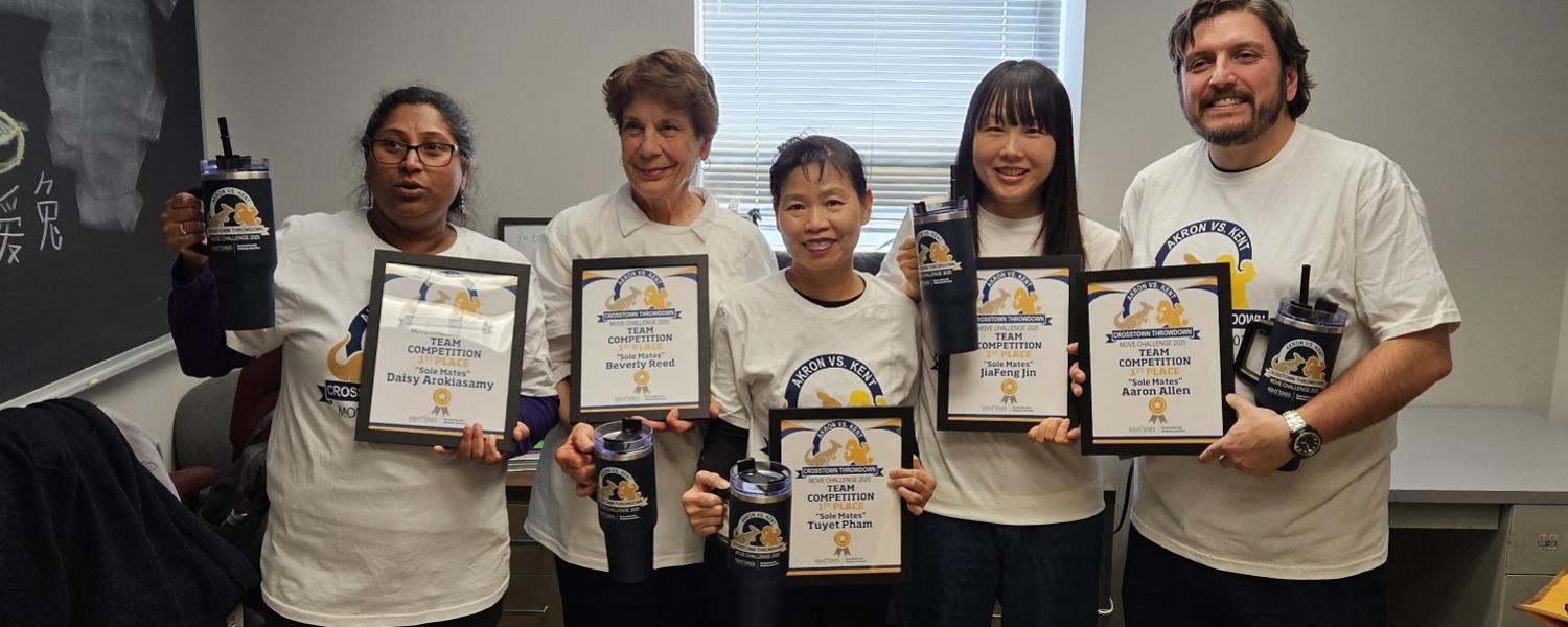 Sole Mates teams members with their awards